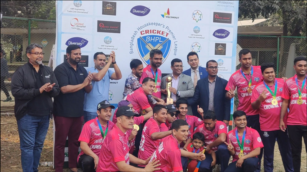 Crowne Plaza clinches BHPL 2025 title, Sublime Facilities & Management named Runner-Up
